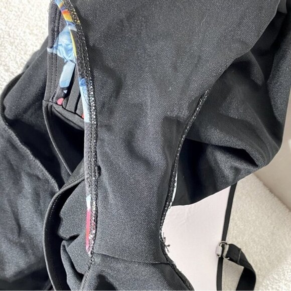 Women’s Black & Floral One Piece Swimsuit Bathing Suit 4XL - Picture 9 of 13